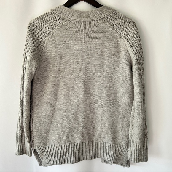 ASOS Women’s Shawl Collar Fisherman Rib Knit Cardigan Sweater Size 4 - Picture 8 of 8